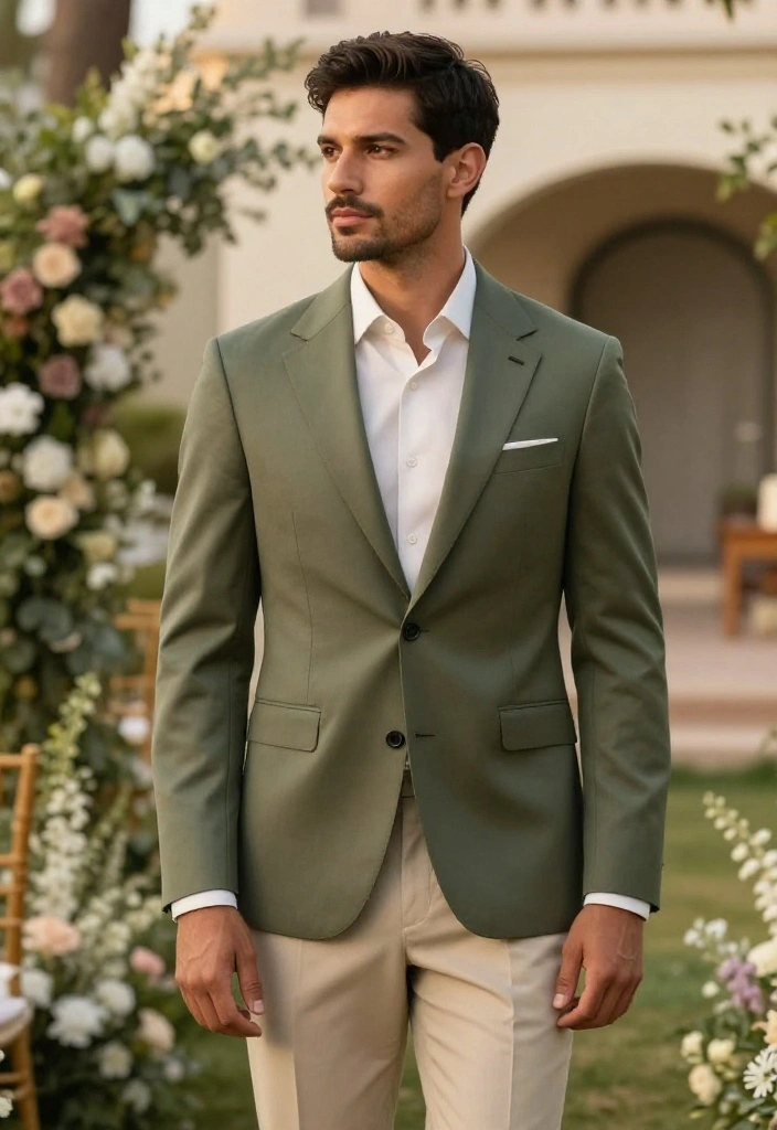21 Modern Groom's Attire Styles That Redefine Wedding Fashion (Don’t Miss #5!) - 19. Subtle Earth Tones 1