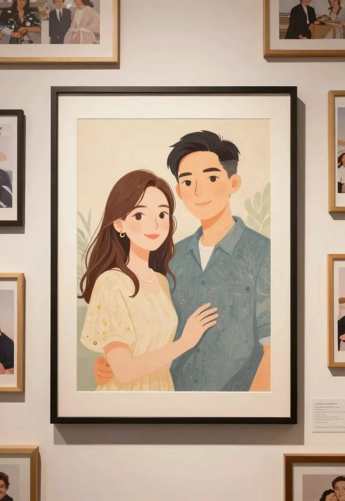 21 Personalized Wedding Gifts That'll Make the Couple Say 'Wow!' (You Won't Believe #13!) - 12. Customized Couple Portrait 1