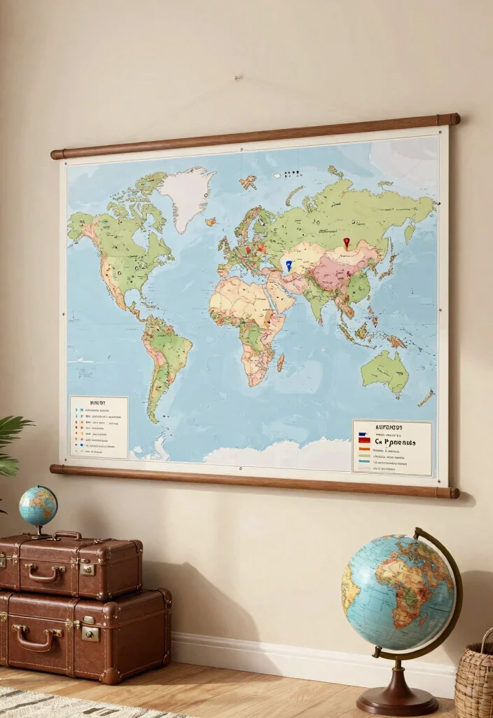 21 Personalized Wedding Gifts That'll Make the Couple Say 'Wow!' (You Won't Believe #13!) - 17. Personalized Travel Map 1