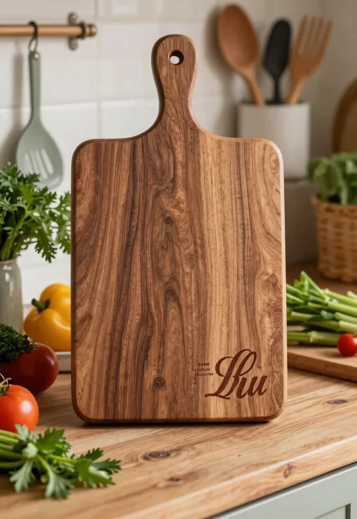 21 Personalized Wedding Gifts That'll Make the Couple Say 'Wow!' (You Won't Believe #13!) - 2. Monogrammed Cutting Board 1