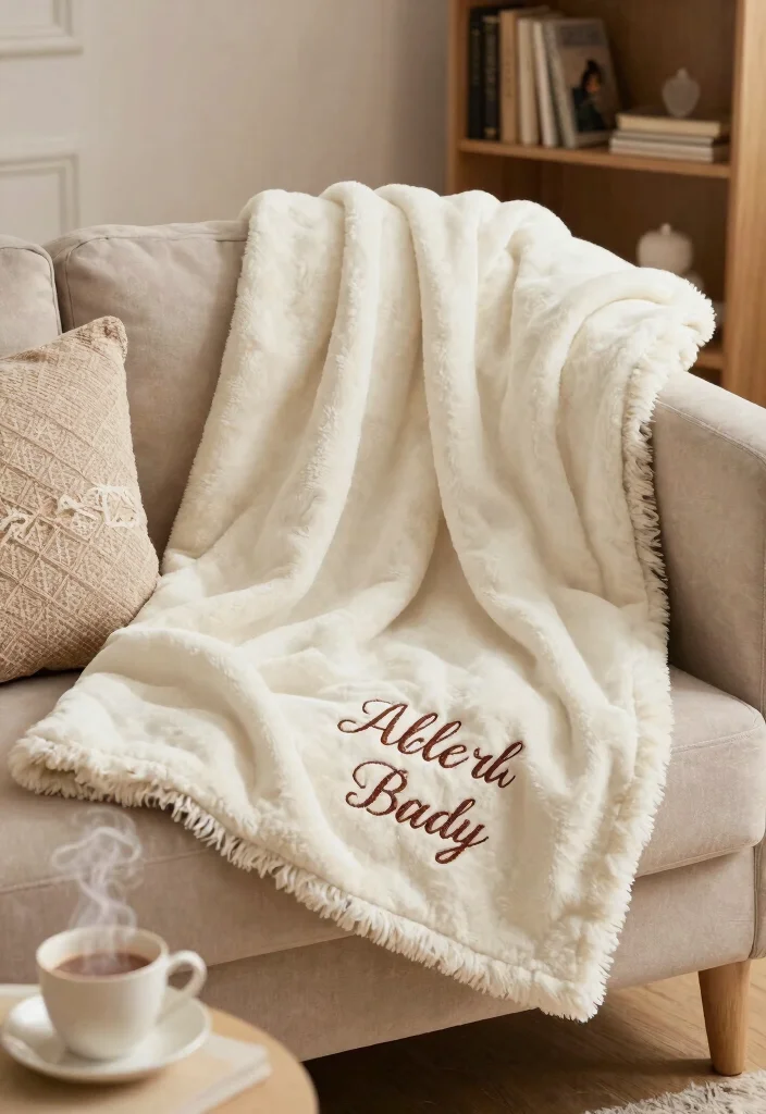 21 Personalized Wedding Gifts That'll Make the Couple Say 'Wow!' (You Won't Believe #13!) - 5. Personalized Throw Blanket 1