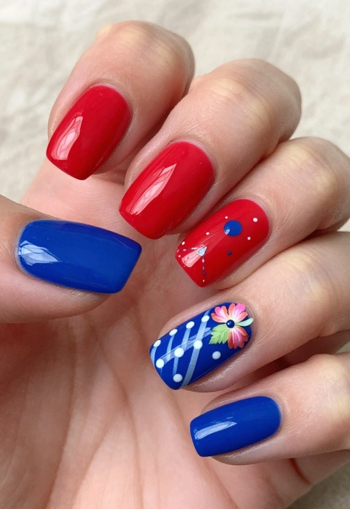 21 Stunning Wedding Nail Art Ideas That Will Make You Say 'I Do!' - 11. Bold and Bright Colors 1