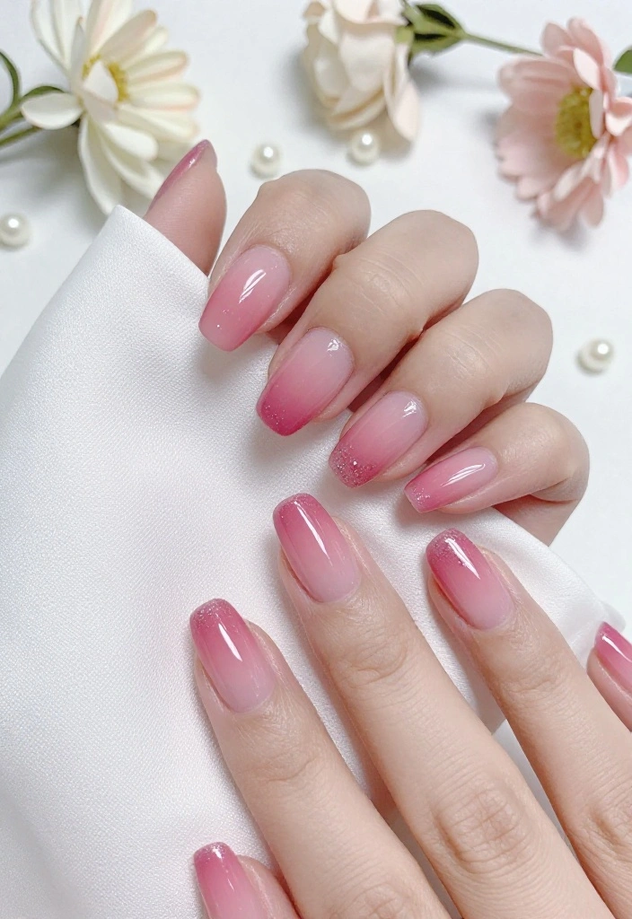 21 Stunning Wedding Nail Art Ideas That Will Make You Say 'I Do!' - 4. Ombre Delight 1