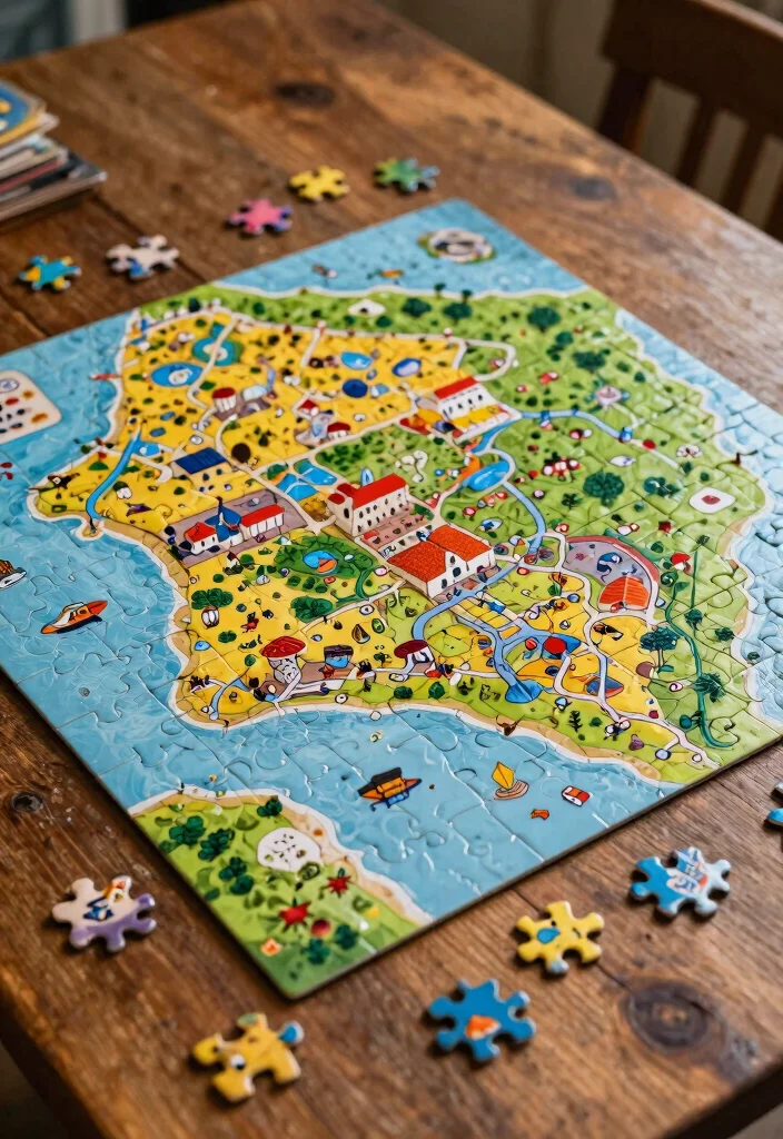 21 Unique Wedding DIY Gift Ideas That'll Leave the Bride in Tears (You Won't Believe #10!) - 17. Custom Puzzle Map 1