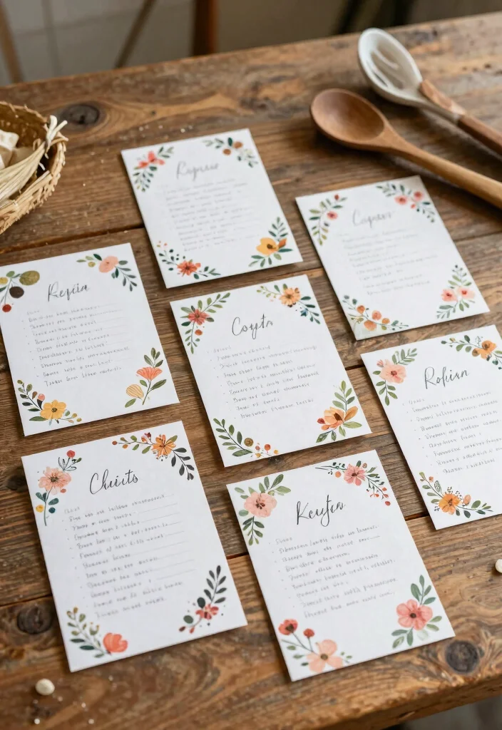 22 Rustic DIY Wedding Favors That Will Add Elegance to Your Big Day! - 15. Handwritten Recipe Cards 1