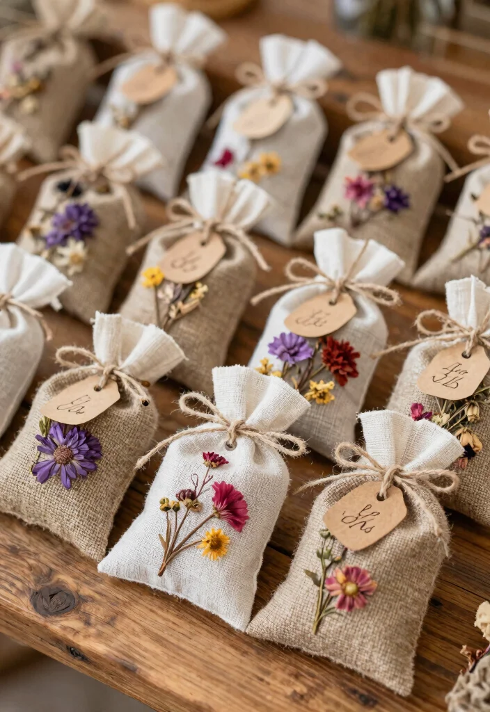 22 Rustic DIY Wedding Favors That Will Add Elegance to Your Big Day! - 17. Scented Sachets 1