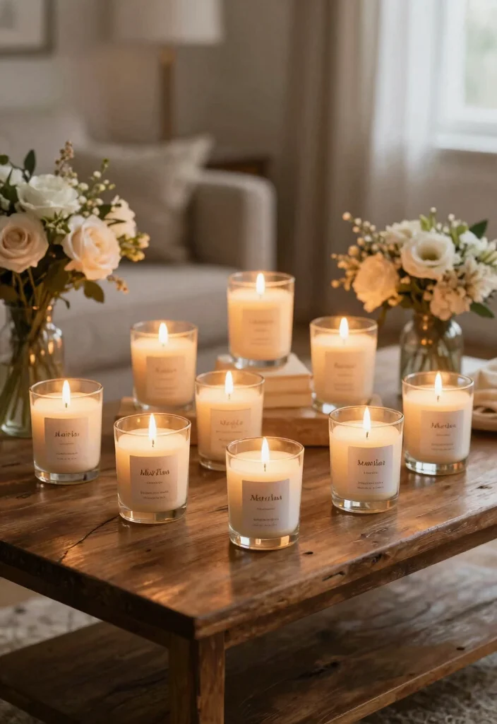 25 Personalized Wedding Gifts Every Couple Will Adore (You Won't Believe #12!) - 21. Personalized Candle Set 1