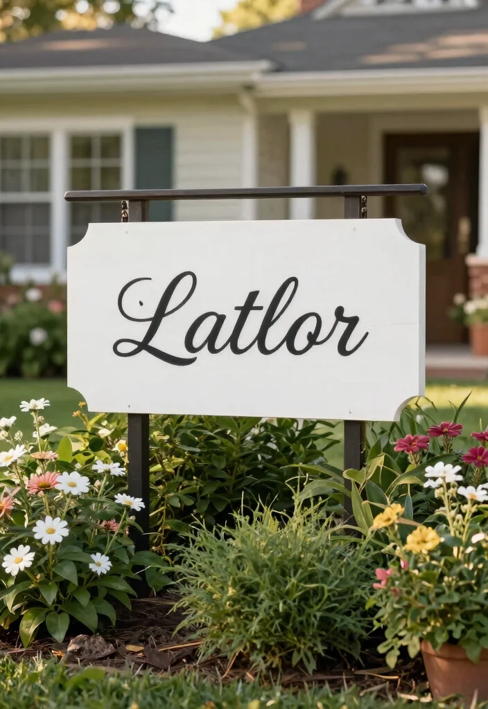25 Personalized Wedding Gifts Every Couple Will Adore (You Won't Believe #12!) - 24. Custom Outdoor Sign 1
