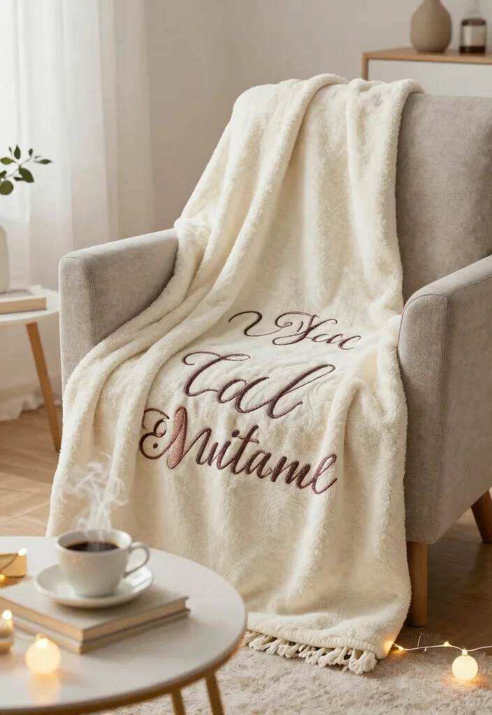 25 Personalized Wedding Gifts Every Couple Will Adore (You Won't Believe #12!) - 5. Customized Throw Blanket 1