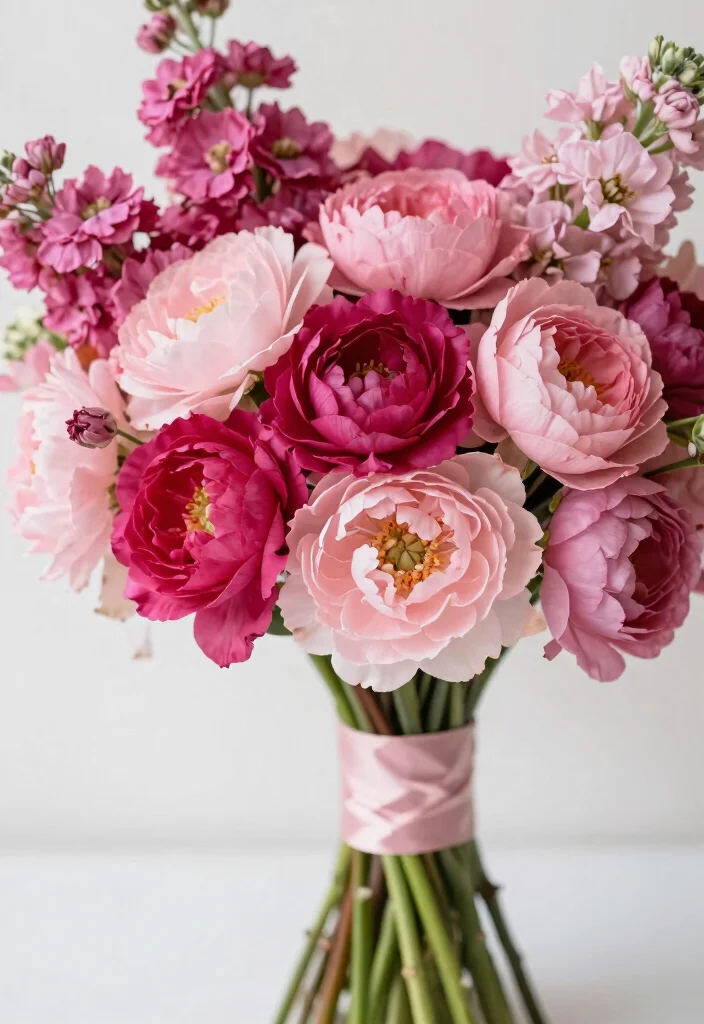 25 Stunning Bridal Bouquets You Must See Before Saying 'I Do!' (Wait Until You See #11!) - 7. Monochromatic Magic 1