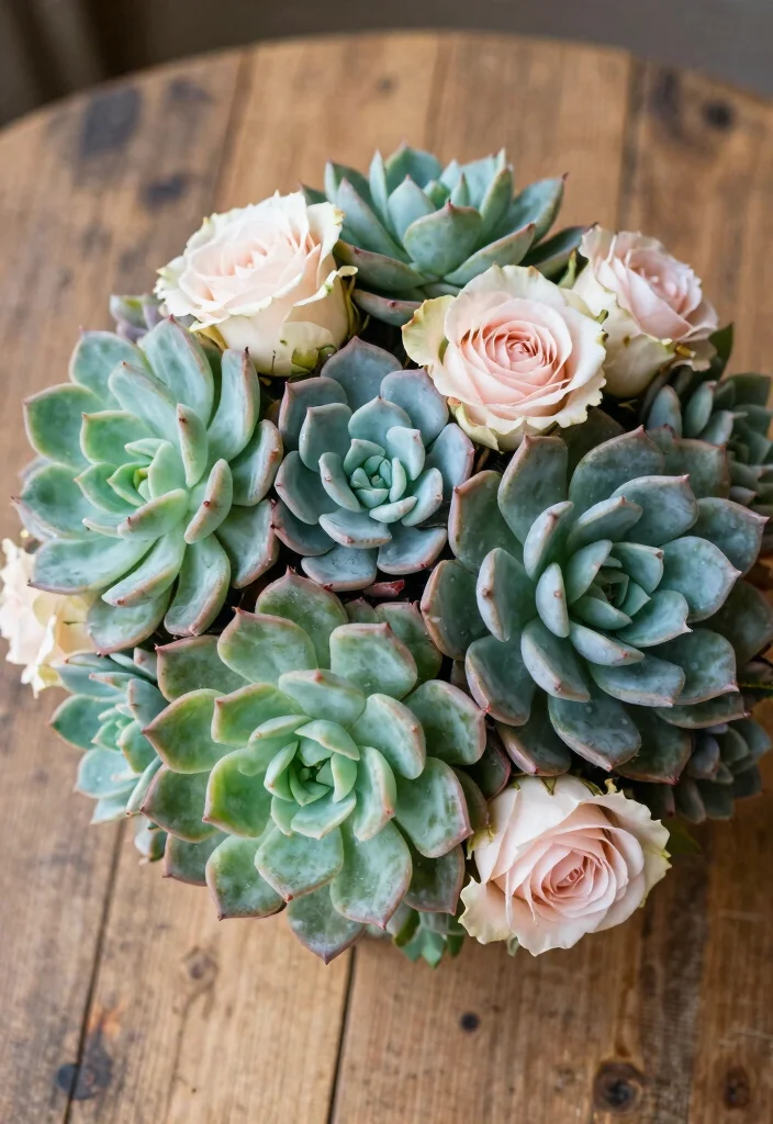 25 Stunning Bridal Bouquets You Must See Before Saying 'I Do!' (Wait Until You See #11!) - 9. Statement Succulent 1