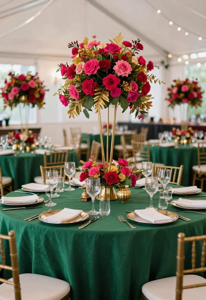 25 Stunning Wedding Venue Decoration Ideas You’ll Wish You Knew Sooner! - 12. Bold Color Palettes 1