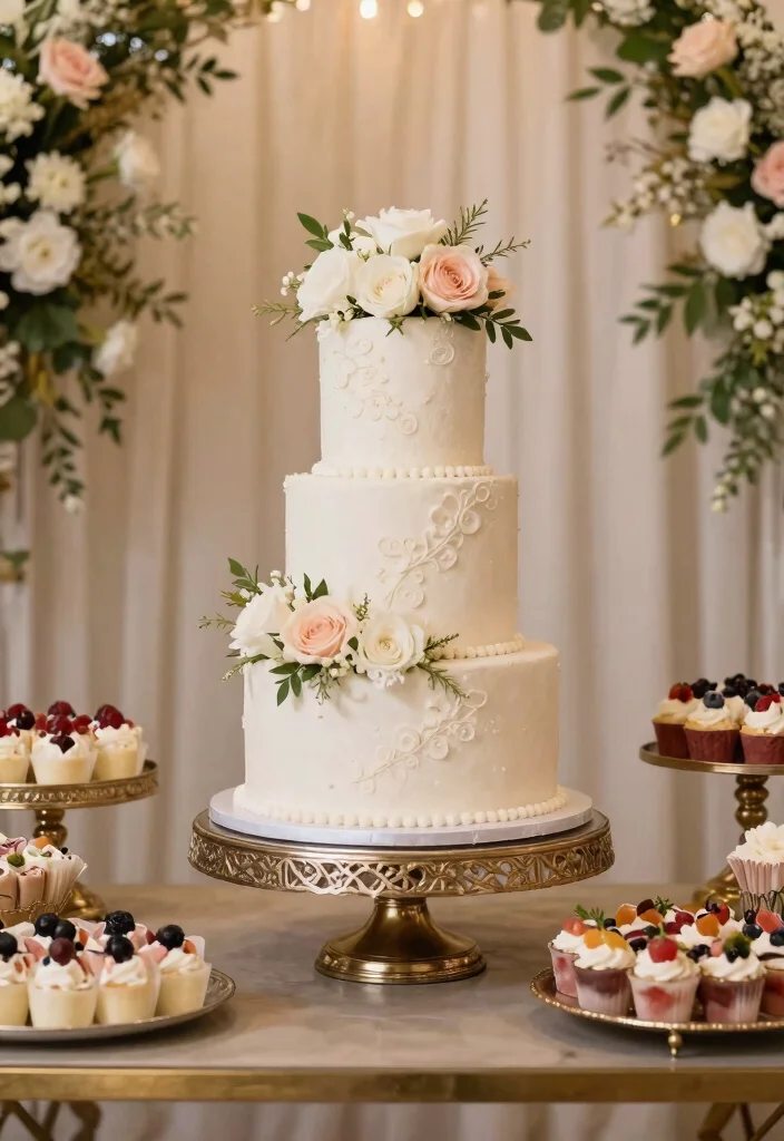 25 Stunning Wedding Venue Decoration Ideas You’ll Wish You Knew Sooner! - 16. Creative Cake Displays 1