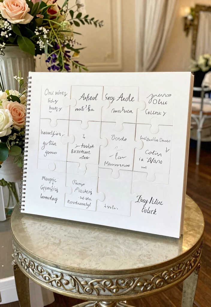 25 Stunning Wedding Venue Decoration Ideas You’ll Wish You Knew Sooner! - 18. Unique Guest Book Alternatives 1