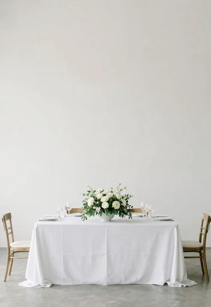 25 Stunning Wedding Venue Decoration Ideas You’ll Wish You Knew Sooner! - 20. Minimalist Decor 1