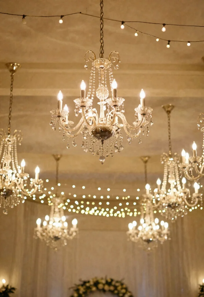 25 Stunning Wedding Venue Decoration Ideas You’ll Wish You Knew Sooner! - 24. Unique Lighting Fixtures 1