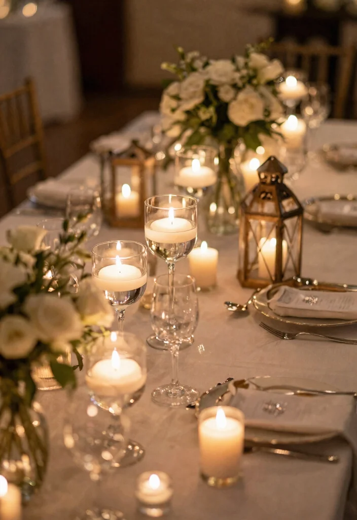 25 Stunning Wedding Venue Decoration Ideas You’ll Wish You Knew Sooner! - 7. Candlelit Ambiance 1