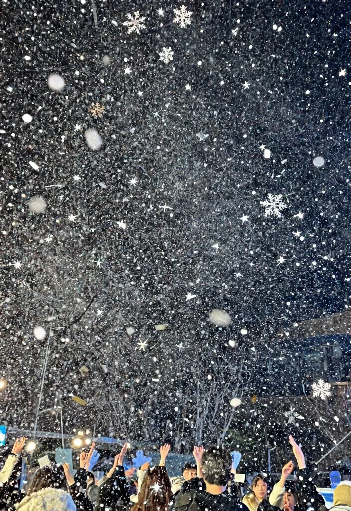 25 Winter Wedding Decor Ideas That'll Make You Feel Like You’re in a Fairytale! - 14. Winter-Themed Confetti 1