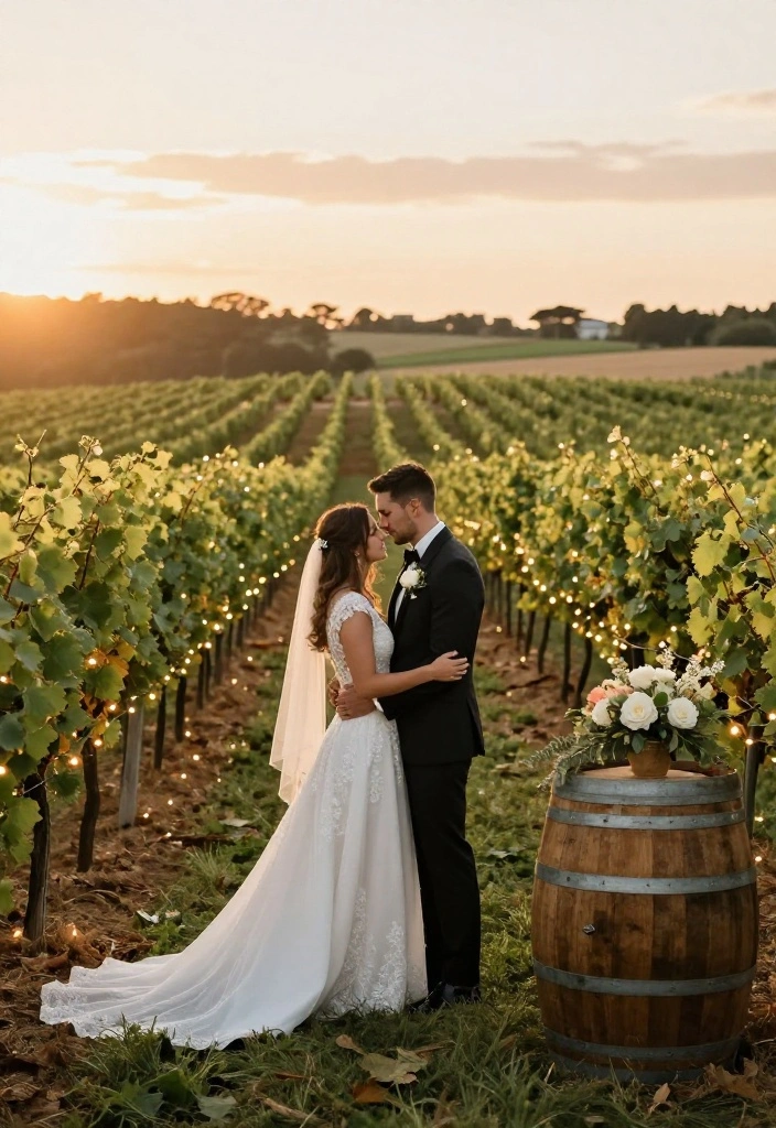 8 Destination Wedding Ceremony Ideas You Didn't Know Existed (And You'll Want to Try!) - 3. Vineyard Bliss 1