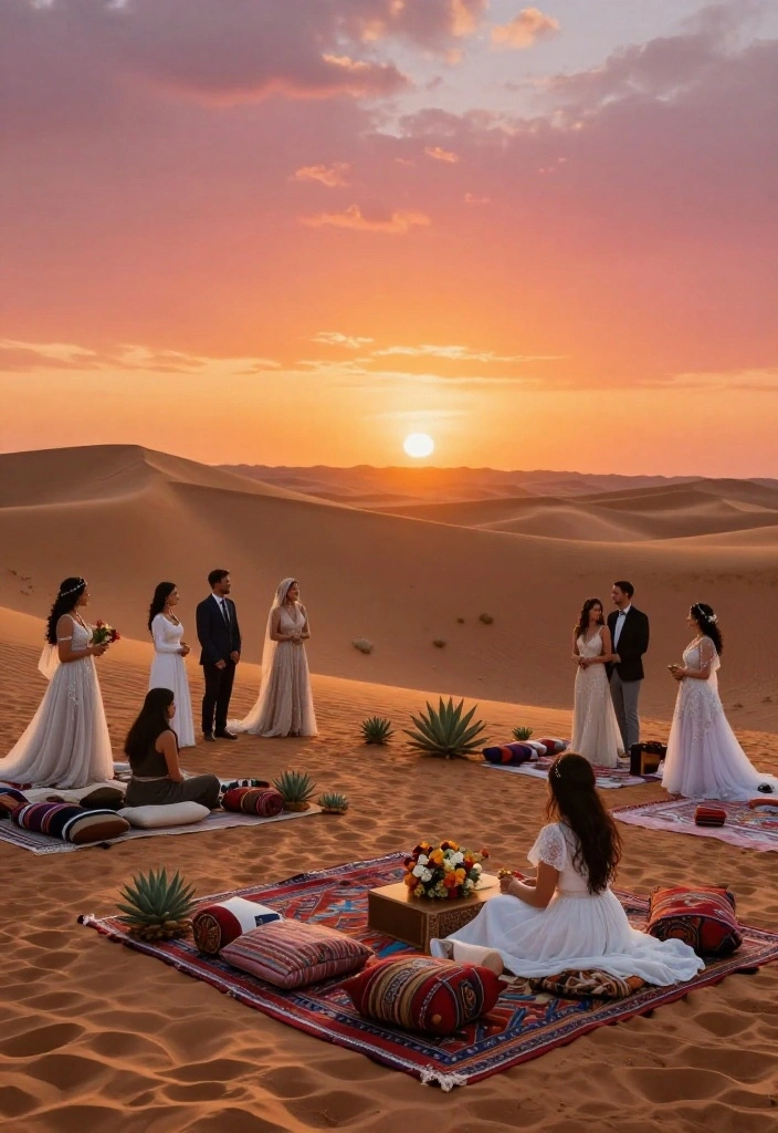 8 Destination Wedding Ceremony Ideas You Didn't Know Existed (And You'll Want to Try!) - 4. Desert Dreamscape 1