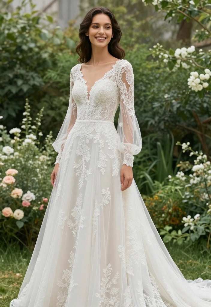 Discover the Hottest Wedding Dress Trends for 2023 (You Won't Want to Miss #4!) - 1. Romantic Lace Gowns 1