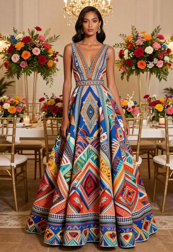 Discover the Hottest Wedding Dress Trends for 2023 (You Won't Want to Miss #4!) - 2. Bold Colors and Patterns 1