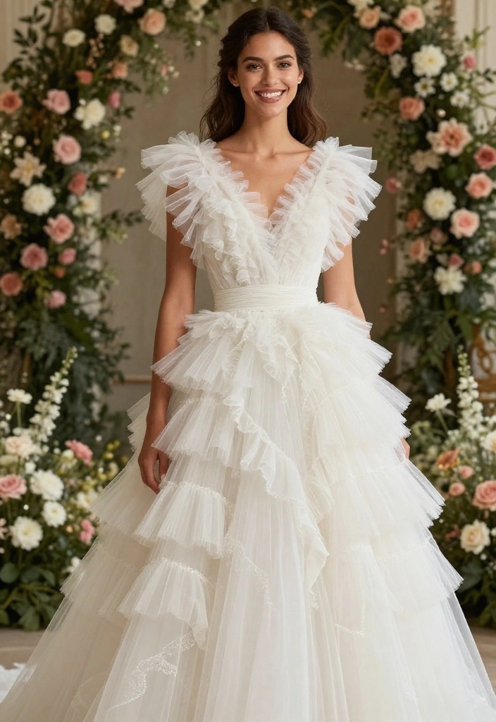 Discover the Hottest Wedding Dress Trends for 2023 (You Won't Want to Miss #4!) - 6. Textured Fabrics 1