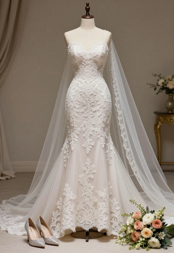 The Ultimate Wedding Checklist: 25 Must-Have Items You Can't Forget! - 1. Wedding Dress 1
