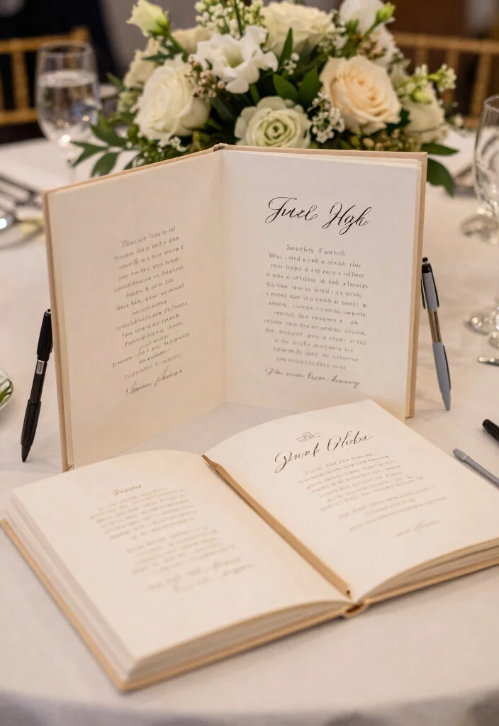 The Ultimate Wedding Checklist: 25 Must-Have Items You Can't Forget! - 11. Guest Book 1