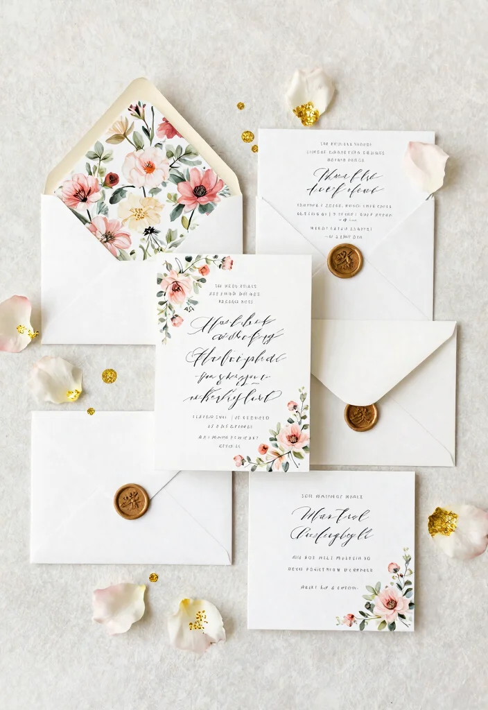 The Ultimate Wedding Checklist: 25 Must-Have Items You Can't Forget! - 3. Wedding Invitations 1