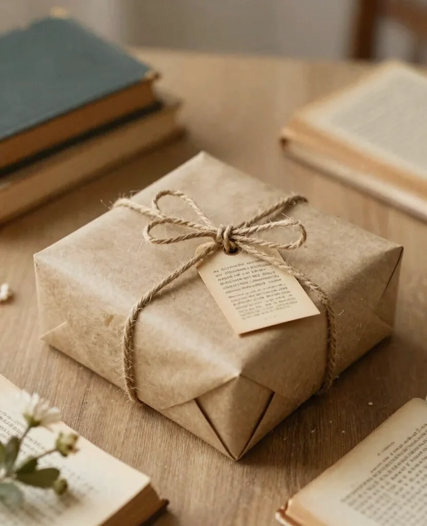 10 Creative Wedding Gift Wrapping Ideas to Make Your Presents Stand Out - 4. Vintage Book Pages 1