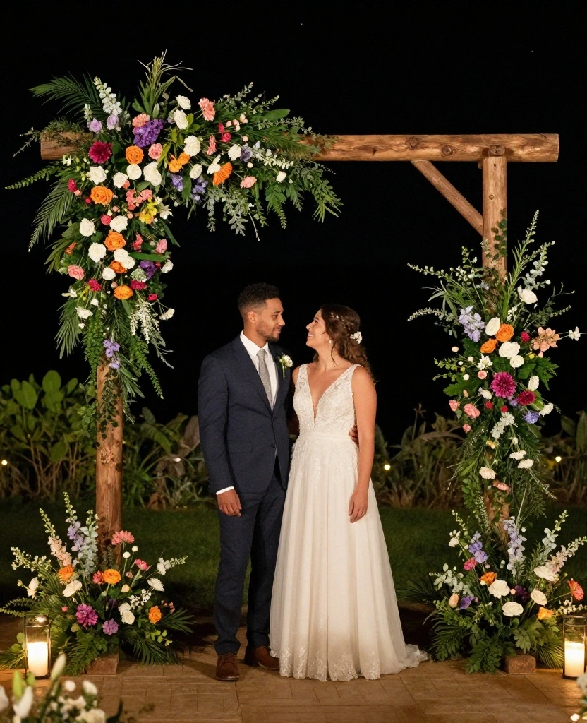10 Dreamy and Cheap Outdoor Wedding Ideas to Celebrate Your Love Under the Stars - 3. DIY Floral Arches 1