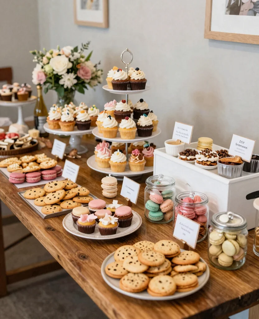 10 Enchanting Backyard Wedding Reception Ideas to Create Unforgettable Memories - 4. A Sweet Treat Station 1