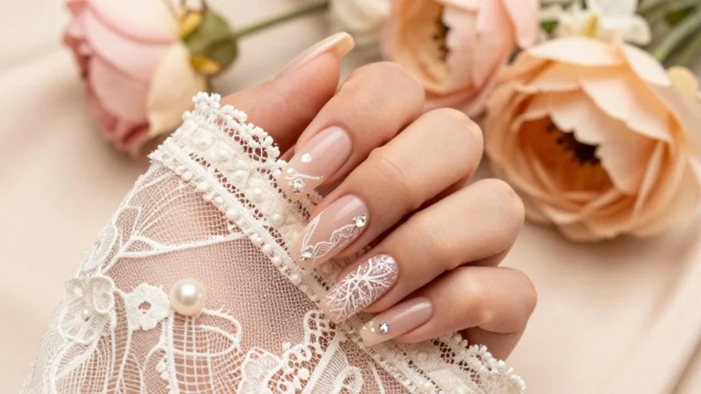 10 Stunning Wedding Nails Designs to Elevate Your Bridal Look on Your Big Day