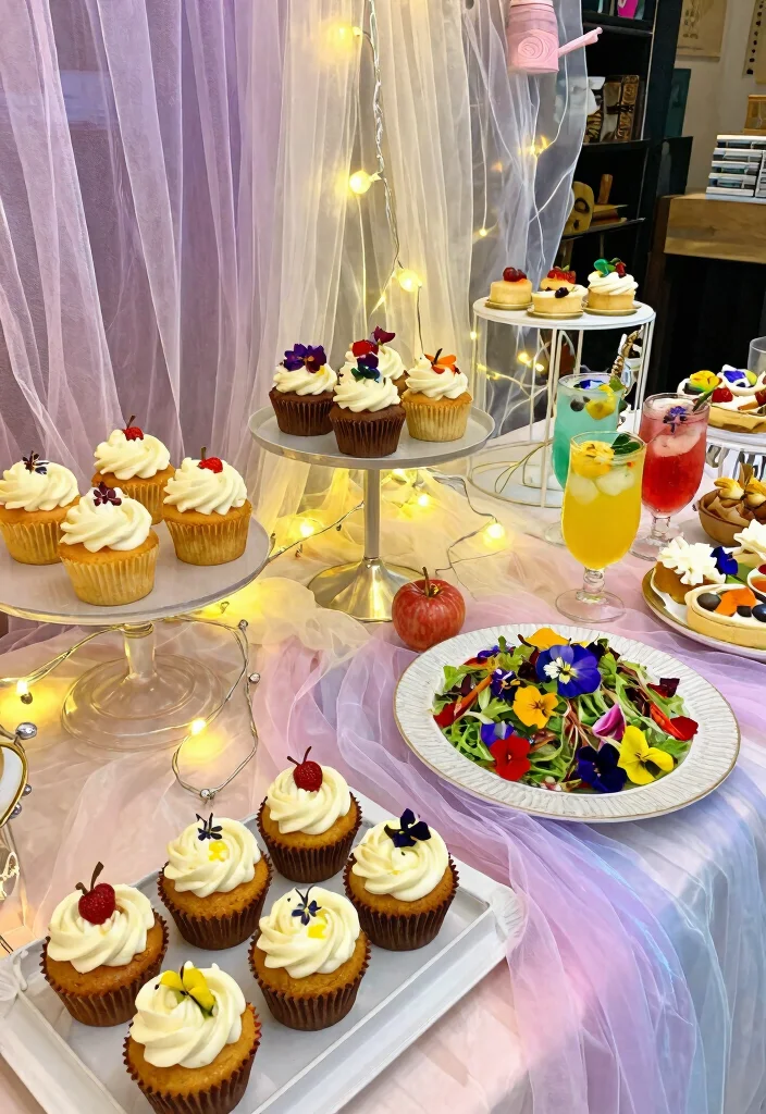 16 Creative Themed Wedding Food Ideas that Will Make Your Celebration Unique (#10 is Genius!) - 13. Whimsical Fairytale 1