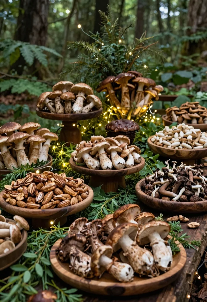 16 Creative Themed Wedding Food Ideas that Will Make Your Celebration Unique (#10 is Genius!) - 7. Enchanted Forest Banquet 1