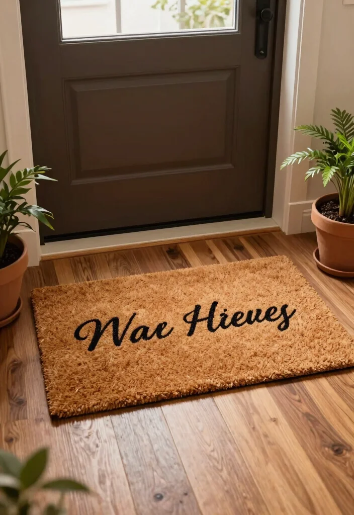 19 Wedding Home Decor Gifts That Will Transform Their Space (Wait Until You See #4!) - 13. Cozy Doormats 1
