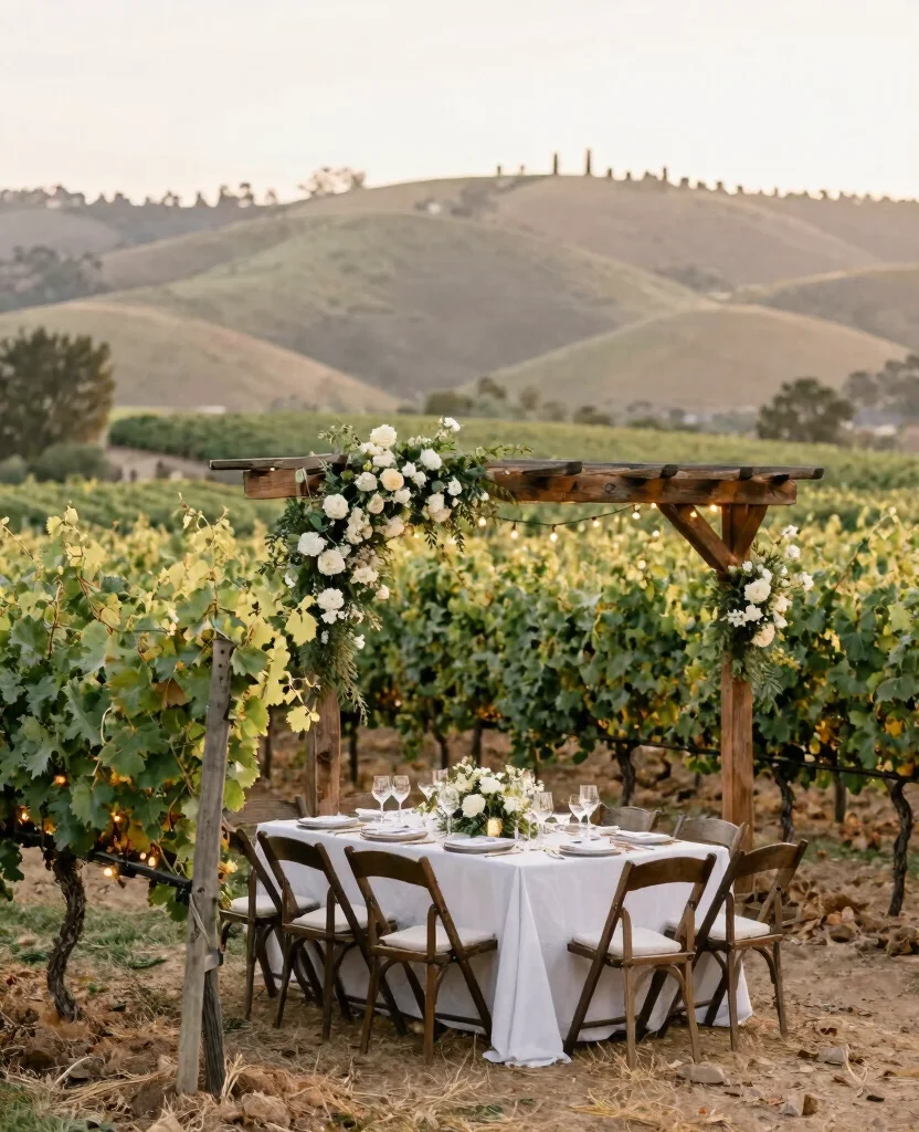 20 Unique Destination Wedding Locations That Will Make Your Heart Skip a Beat - 3. Vineyard in Napa Valley, California 1