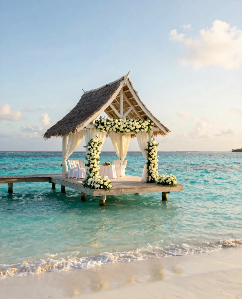 20 Unique Destination Wedding Locations That Will Make Your Heart Skip a Beat - 8. The Maldives 1