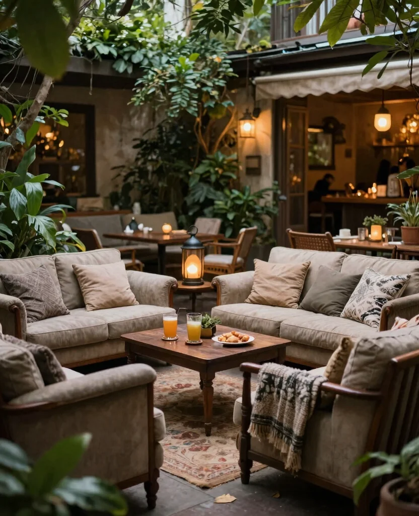 Charming Vintage Rustic Wedding Decor Ideas to Make Your Big Day Unforgettable - 9. Cozy Lounge Areas 1