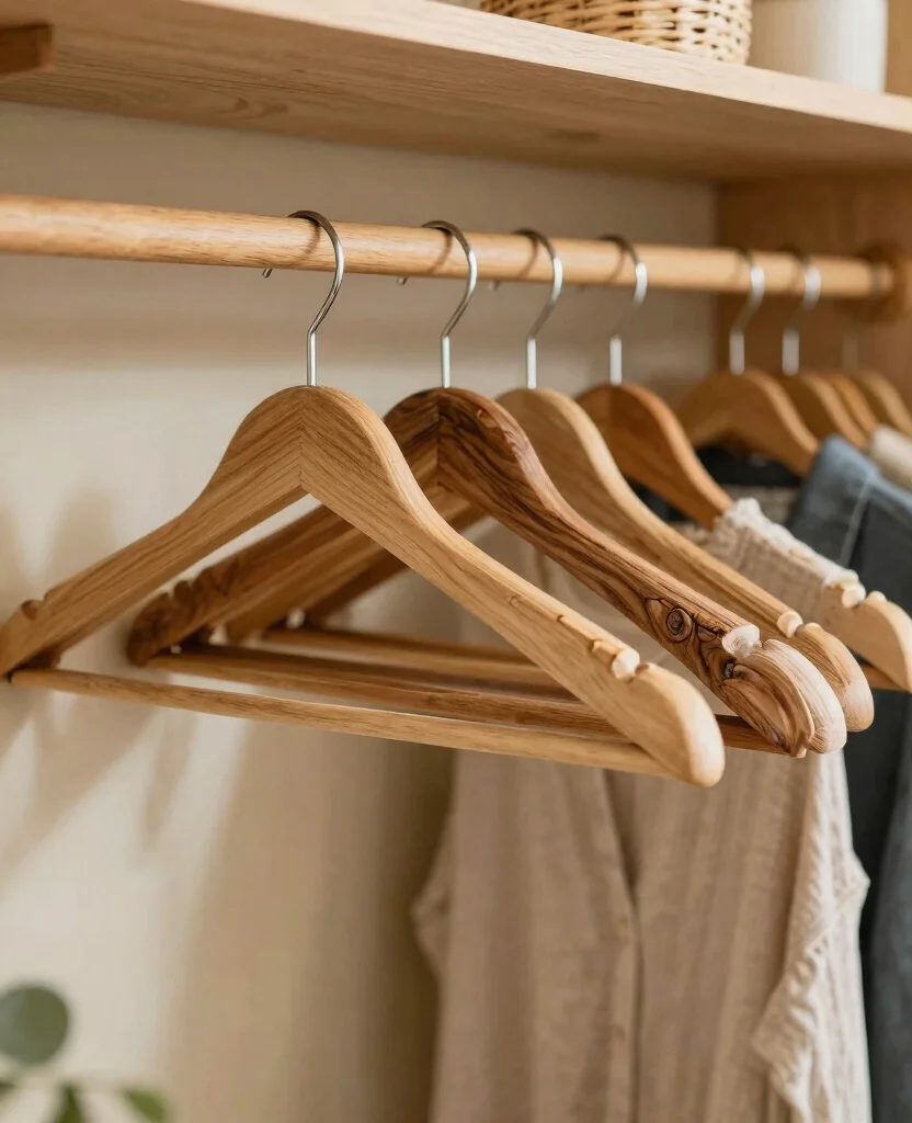 Create Heartfelt DIY Wedding Gifts: Personalized Hangers for the Bride and Groom - 9. Eco-friendly Hangers for the Sustainable Couple 1