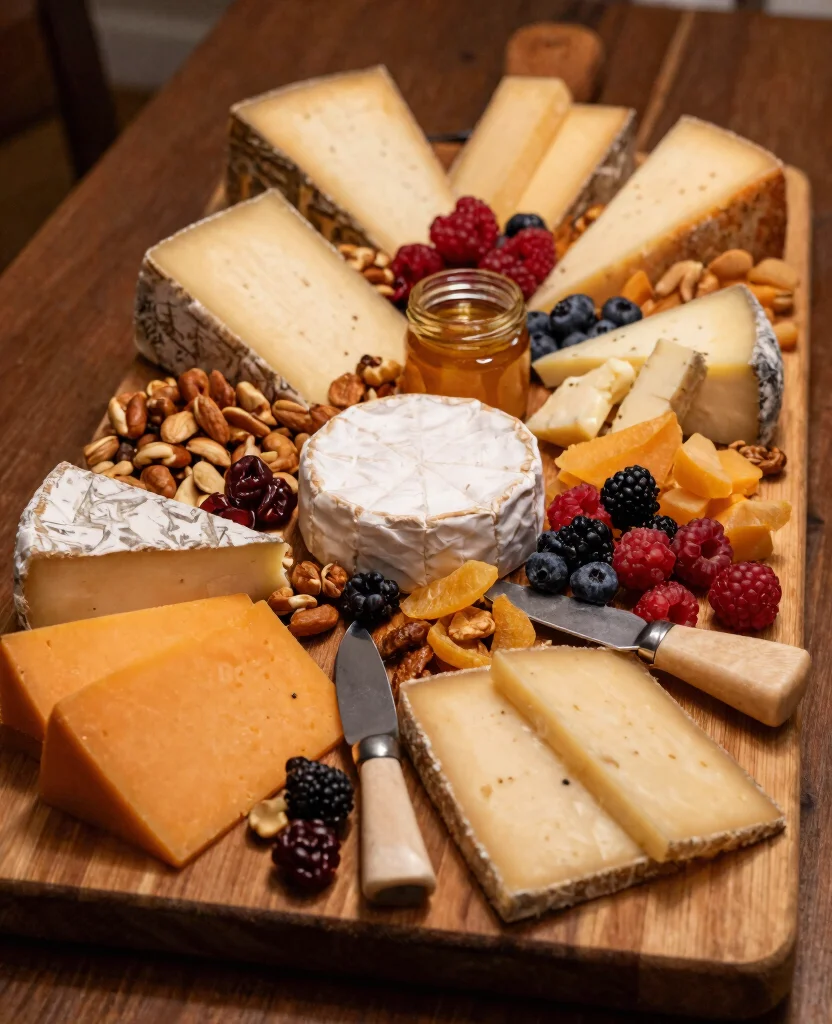 Create a Stunning Appetizer Table: Simple Party Ideas for Your Perfect Wedding - 2. Elegant Cheese Board Extravaganza 1