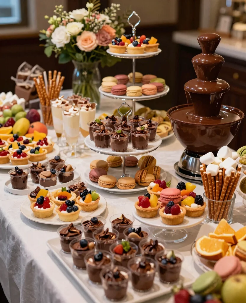 Create a Stunning Appetizer Table: Simple Party Ideas for Your Perfect Wedding - 6. Sweet Treats Station 1