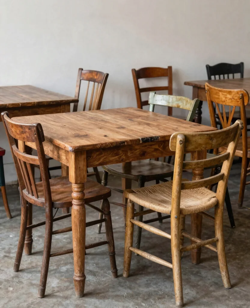 Create a Stunning Rustic Charm Wedding Decor: 20 Ideas to Inspire Your Big Day - 12. Vintage Chairs for Seating 1