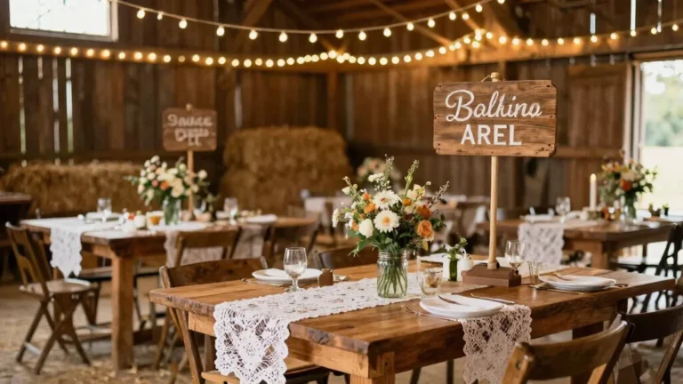 Create a Stunning Rustic Charm Wedding Decor: 20 Ideas to Inspire Your Big Day