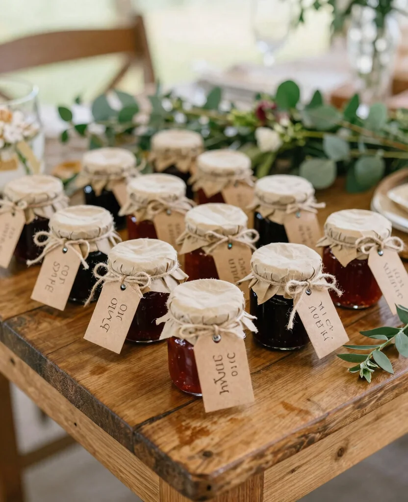 Create a Stunning Rustic Charm Wedding Decor: 20 Ideas to Inspire Your Big Day - 8. Charming Wedding Favors 1