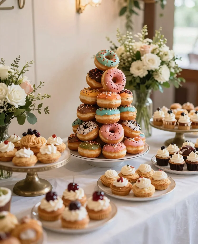 Create a Stunning Simple Wedding Dessert Table That Will Wow Your Guests! - 7. Consider Alternative Sweet Treats 1