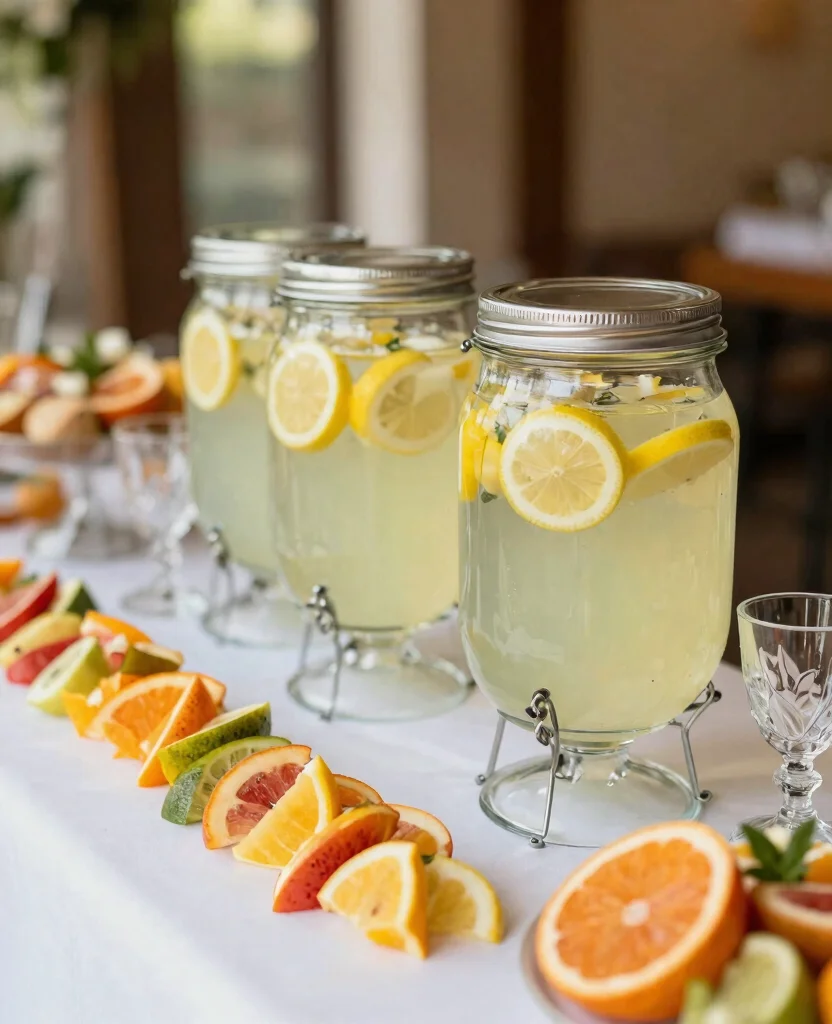 Create a Stunning Simple Wedding Dessert Table That Will Wow Your Guests! - 9. Sweet Drinks to Complement Your Treats 1