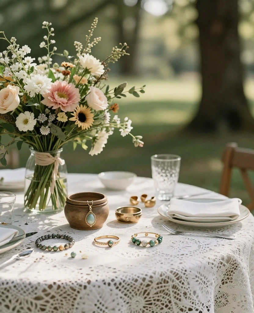 Creative Bohemian Bridal Set Ideas for a Truly Unique Wedding Experience - 10. Sustainable Choices 1