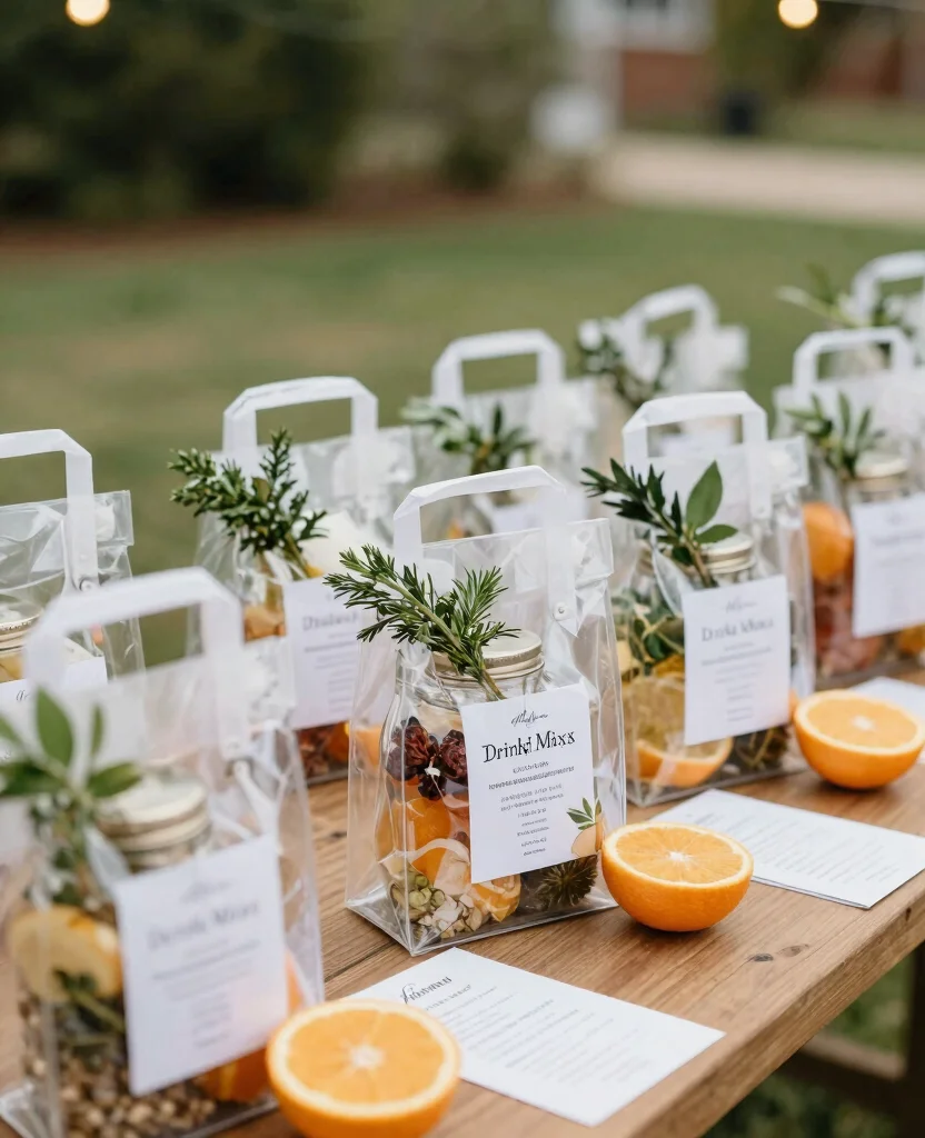 Creative Destination Wedding Welcome Bag Ideas Your Guests Will Love - 6. Themed Drink Mixes 1